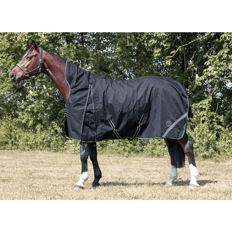 HKM Innsbruck Highneck Rug -1200D, 400g Filling #colour_black