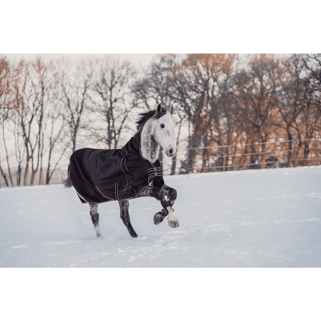 HKM Innsbruck fleece Lining Highneck Rug 1200D #colour_black