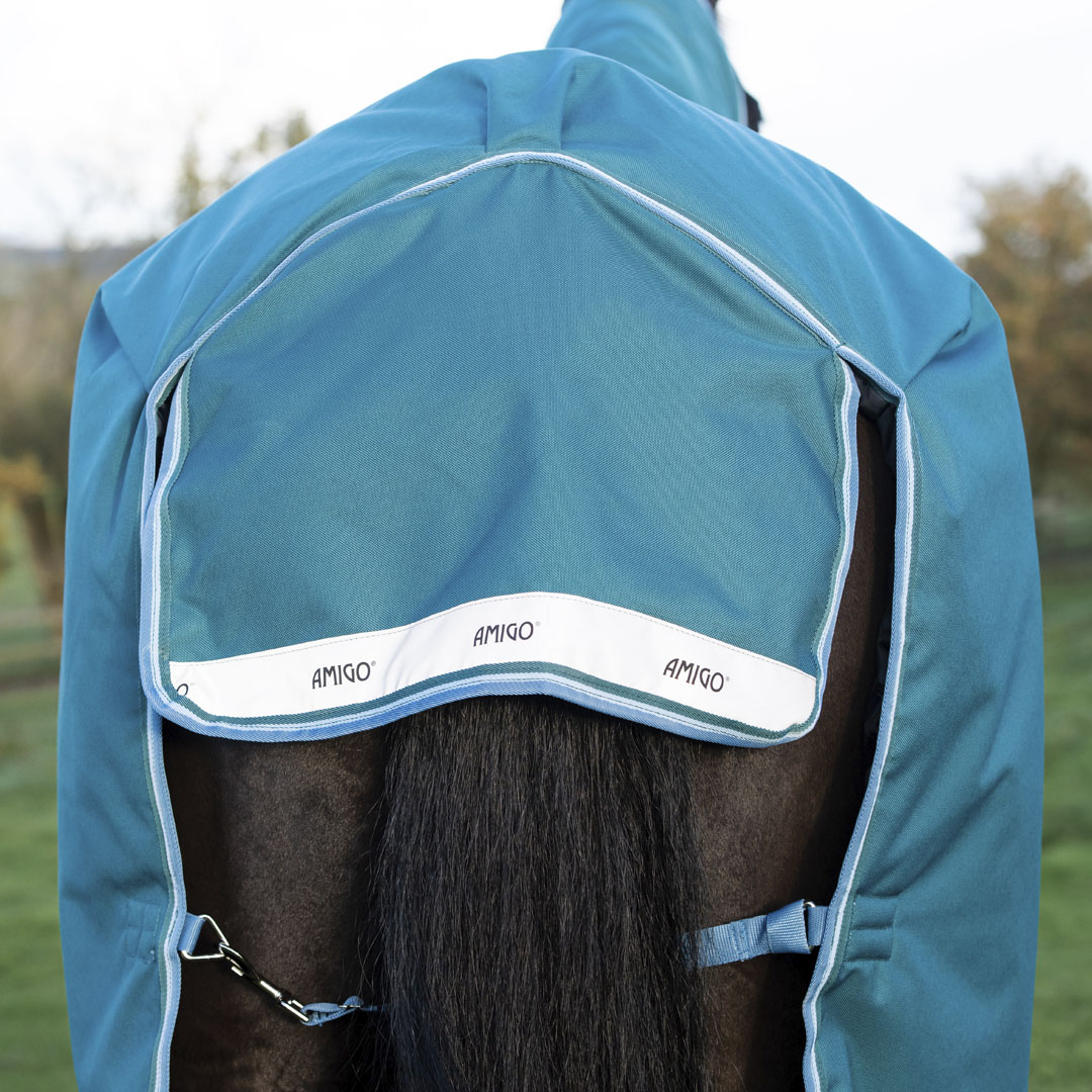 Horseware Ireland Amigo Bravo 12 Plus 400g Heavy Turnout Rug #colour_storm-green-turquoise-aqua