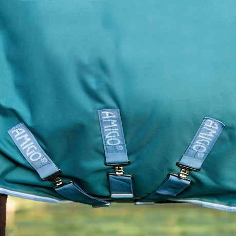 Horseware Ireland Amigo Bravo 12 Plus 400g Heavy Turnout Rug #colour_storm-green-turquoise-aqua