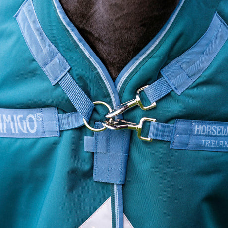 Horseware Ireland Amigo Bravo 12 Wug 0g Lite Turnout Rug #colour_storm-green-turquoise-aqua