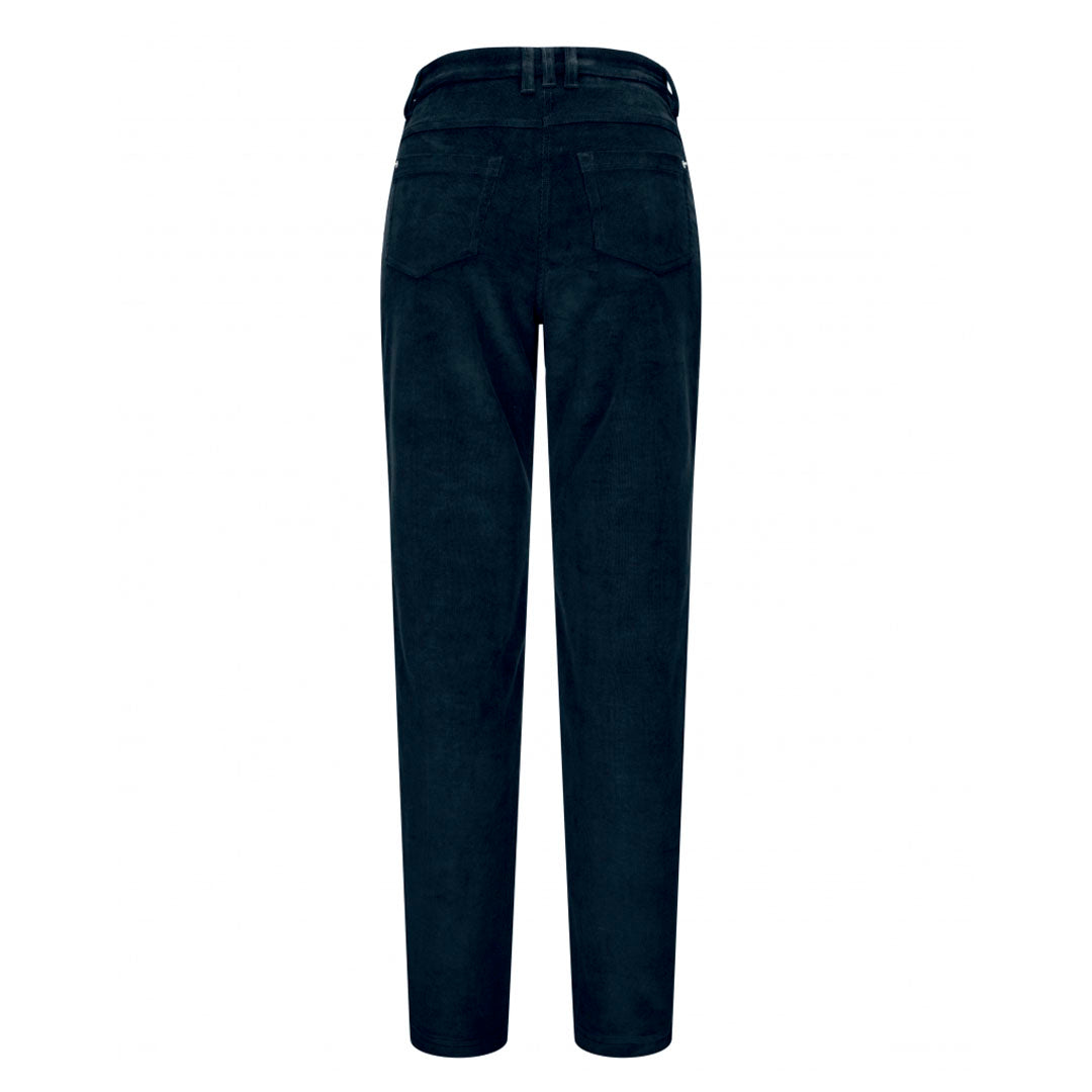 Hoggs of Fife Ceres Ladies Stretch Cord Jeans #colour_midnight-navy