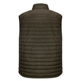 Hoggs of Fife Kingston Men's Rip Stop Gilet #colour_olive-green-merlot