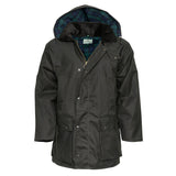 Hoggs of Fife Men's Padded Wax Jacket #colour_brown