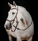 Horseware Ireland Micklem 2 Deluxe Competition Bridle With Reins #colour_dark-havana