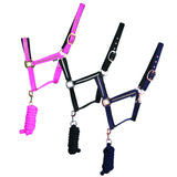 Hy Equestrian Sparkling Head Collar & Lead Rope Set