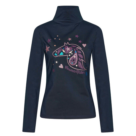 Imperial Riding Glory Kids Turtleneck #colour_navy