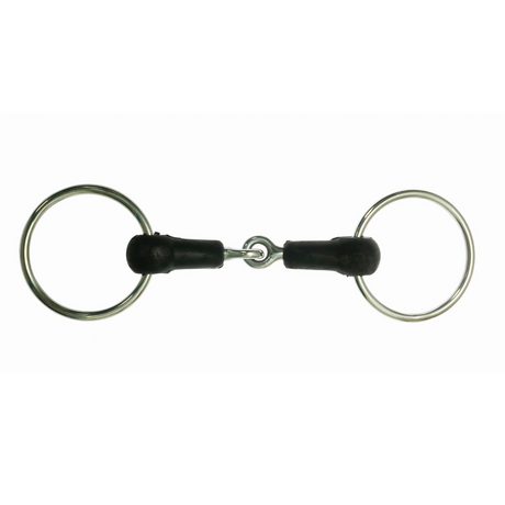 Korsteel Hard Rubber Jointed Loose Ring Snaffle