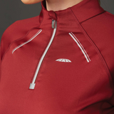 Weatherbeeta Victoria Premium Thermal Baselayer Top #colour_maroon