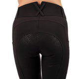 Montar Rebel High Waist Full Grip Breeches #colour_black