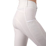 Montar Rebel High Waist Full Grip Breeches #colour_white