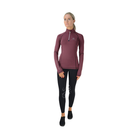 Coldstream Lennel Base Layer #colour_windsor-wine-black