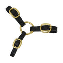 Hy Three Way Leather Coupling - Black - One Size