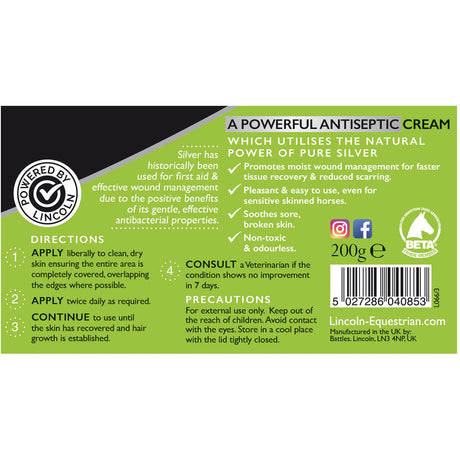Lincoln Silver Wound Cream