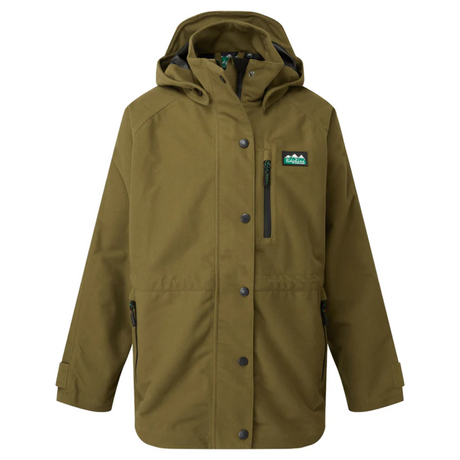 Ridgeline Kid's Monsoon Jacket #colour_teak