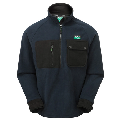 Ridgeline Men's Igloo II Bush Shirt #colour_navy-black