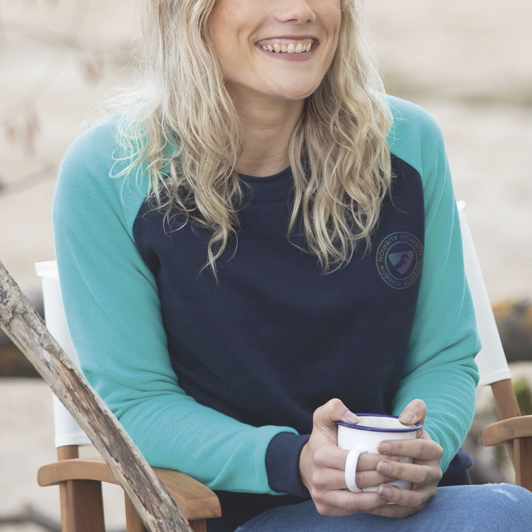 Shires Aubrion Boston Ladies Sweatshirt #colour_navy-blue