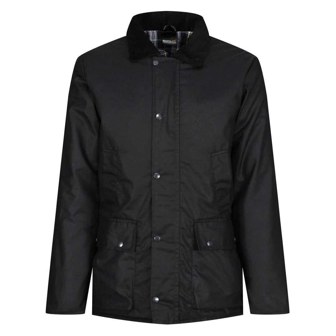 Regatta Professional Pensford Insulated Wax Jacket #colour_black