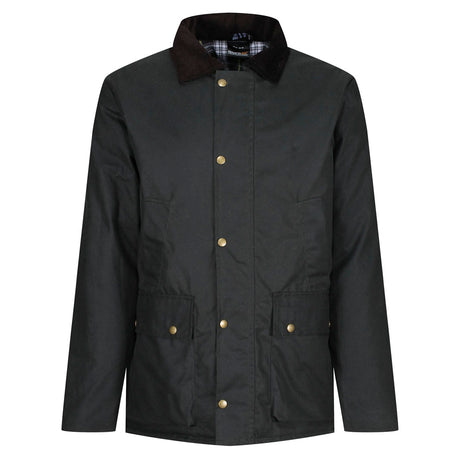 Regatta Professional Pensford Insulated Wax Jacket #colour_dark-green