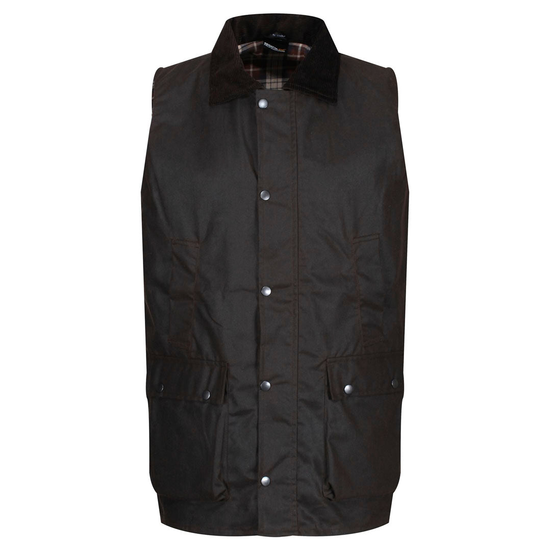 Regatta Professional Banbury Wax Bodywarmer #colour_brown