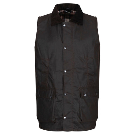 Regatta Professional Banbury Wax Bodywarmer #colour_brown