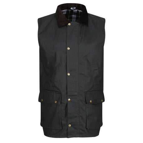 Regatta Professional Banbury Wax Bodywarmer #colour_dark-green