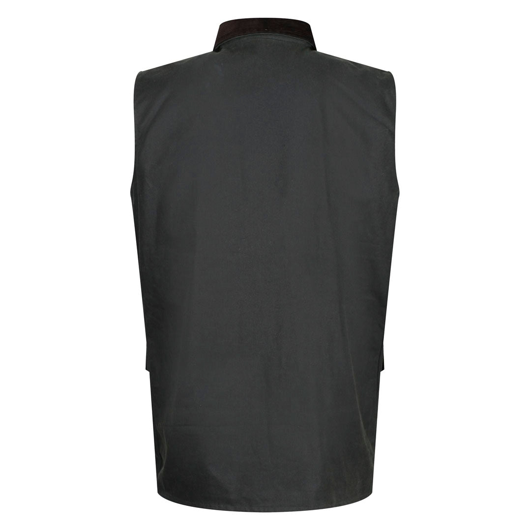 Regatta Professional Banbury Wax Bodywarmer #colour_dark-green