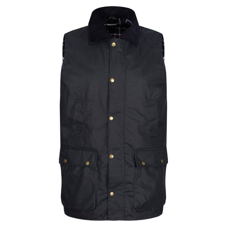 Regatta Professional Banbury Wax Bodywarmer #colour_navy