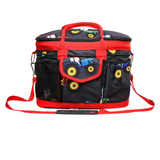 Hy Equestrian Tractor Collection Grooming Bag#colour_grey-red