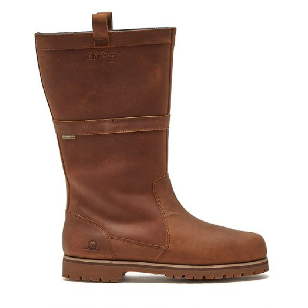 Chatham Loyton Waterproof Premium Leather Boots#colour_walnut