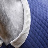 Weatherbeeta Comfitec Deluxe Diamond Quilt Standard Neck Medium #colour_navy