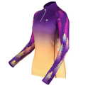 Shires Aubrion Hyde Park Ladies Cross Country Shirt #colour_purple-forest