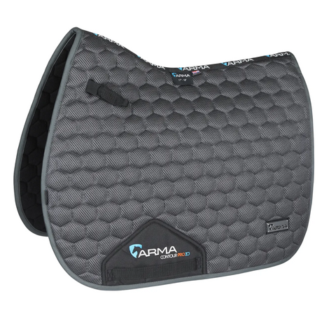 Shires ARMA Air Motion Luxe Saddlecloth #colour_grey