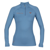 Shires Aubrion Team Long Sleeve Ladies Base Layer #colour_steel