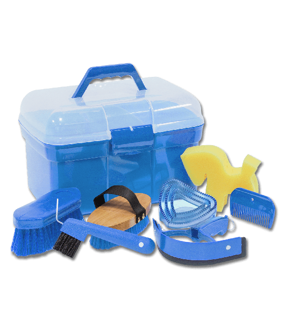 Waldhausen Complete Grooming Box #colour_blue