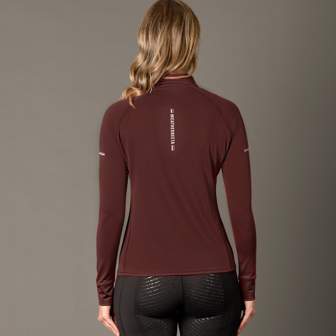 Weatherbeeta Victoria Premium Thermal Baselayer Top #colour_mulberry