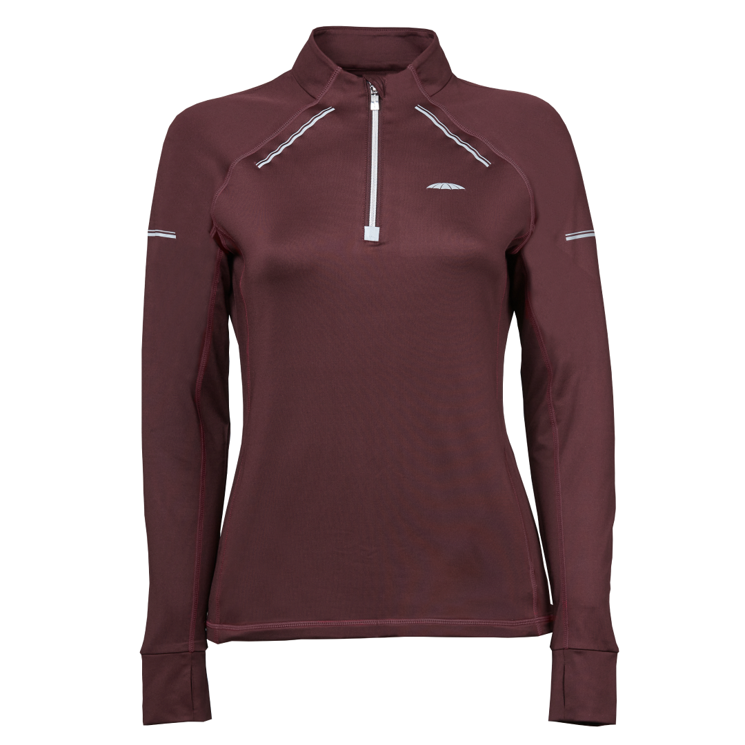 Weatherbeeta Victoria Premium Thermal Baselayer Top #colour_mulberry