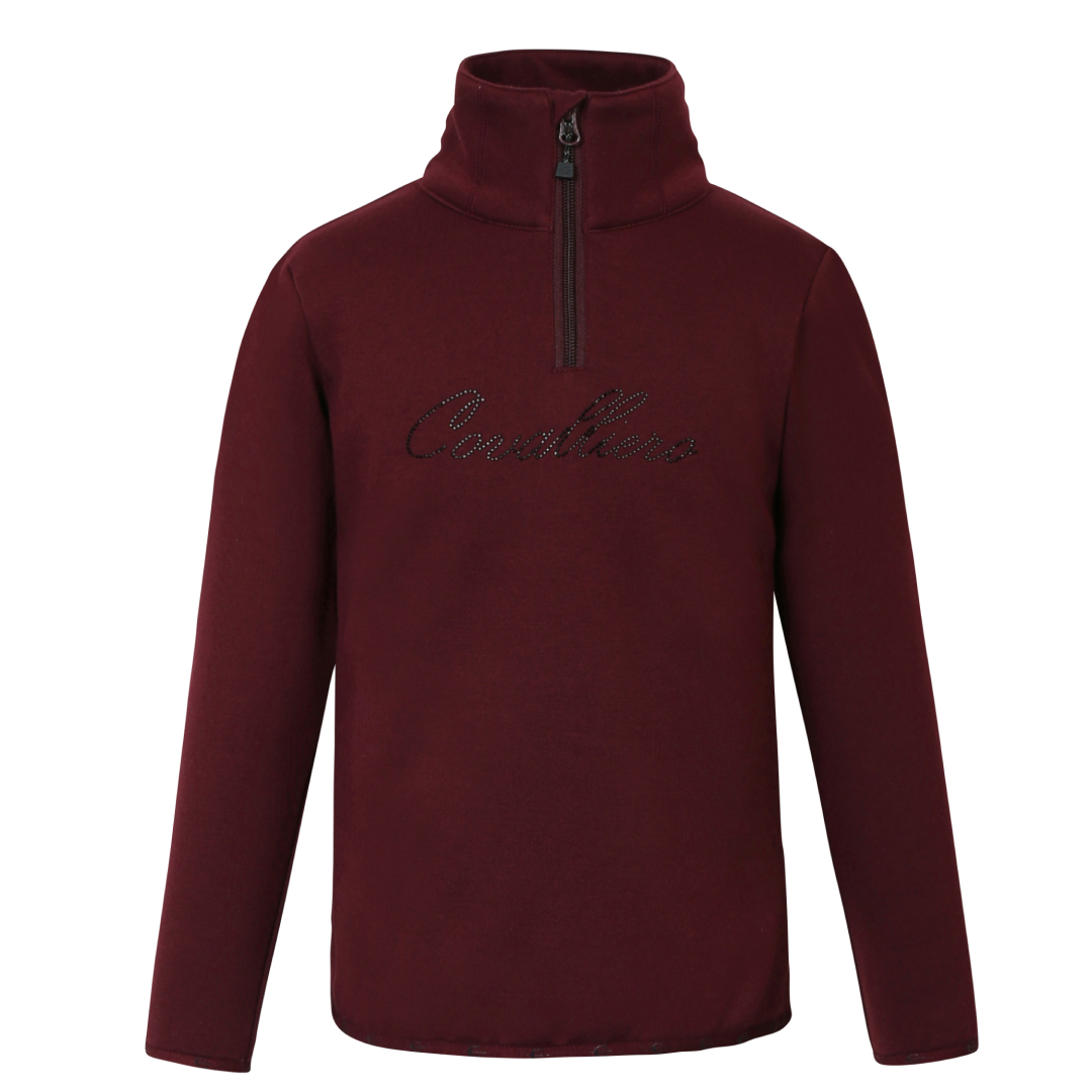 Covalliero Children's Sweater #colour_aubergine