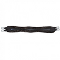 Shires Performance SupaFleece Contour Girth With Elastic #colour_brown