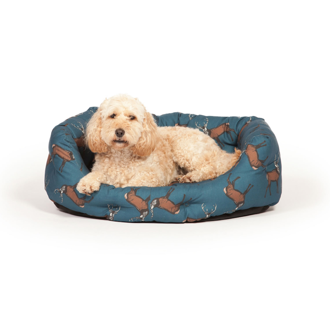 Danish Design Woodland Stag Deluxe Slumber Bed #colour_blue
