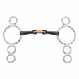 Shires Sweet Iron Three Ring Dutch Gag with Lozenge