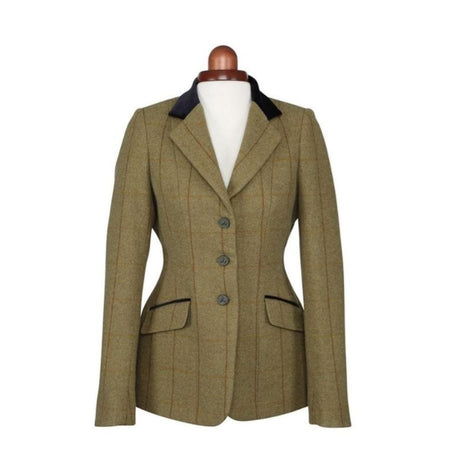 Shires Aubrion Saratoga Children's Jacket #colour_copper-check