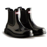 Hunter Women Commando Gloss Chelsea Boots