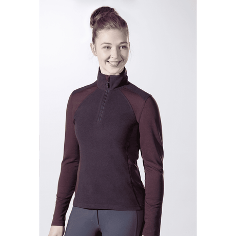 HKM Duo Functional Shirt #colour_bordeaux
