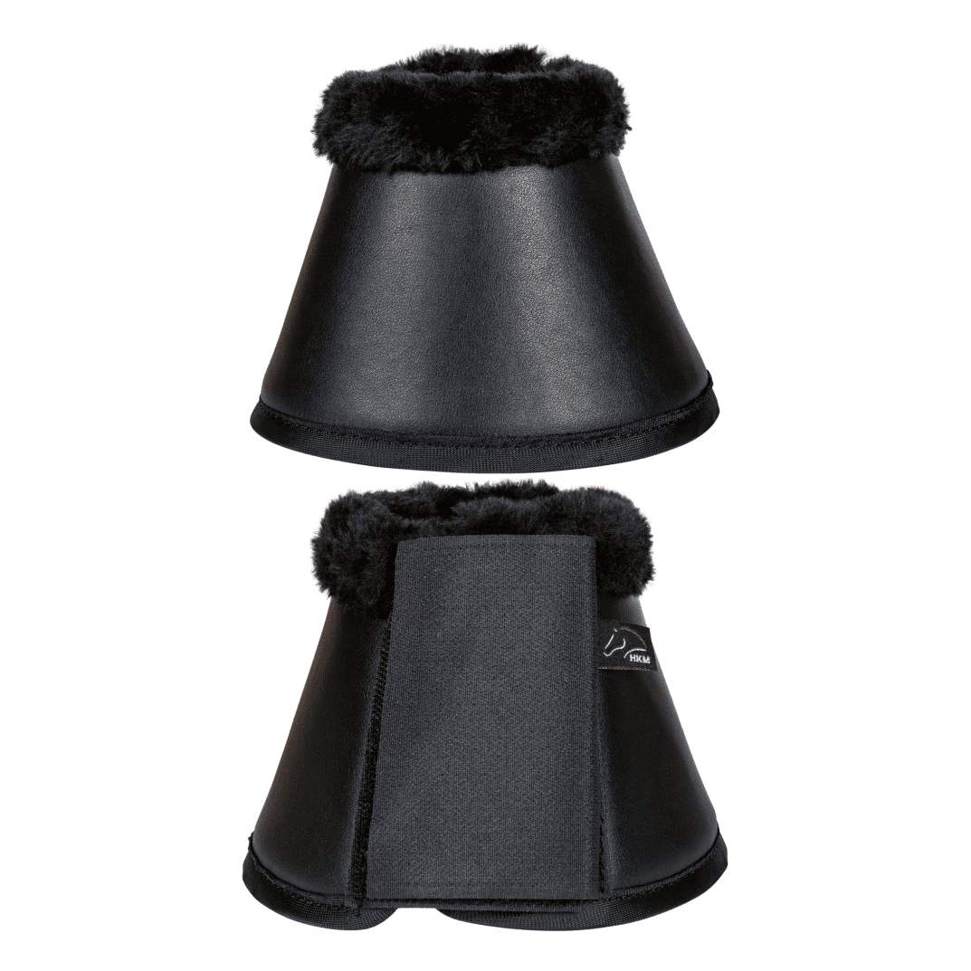 HKM Comfort Premium Fur Overreach Boots #colour_black
