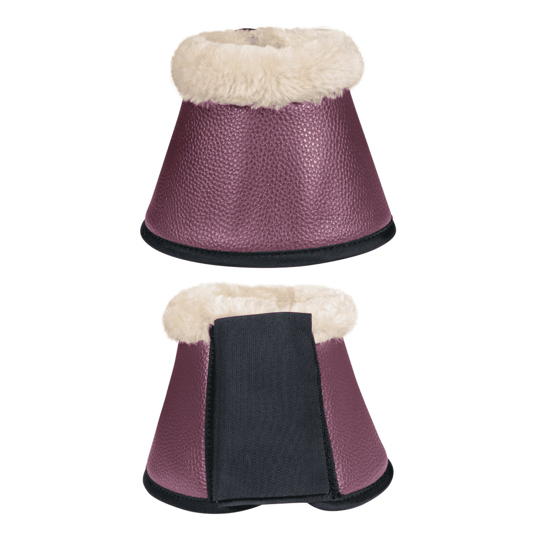 HKM Comfort Premium Fur Overreach Boots #colour_wine-red