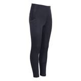 HKM Mesh Style Silicone Full Seat Riding Leggings #colour_black