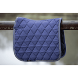 HKM Glossy Style Saddle Cloth #colour_deep-blue