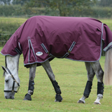 Weatherbeeta Comfitec Plus Dynamic II Combo Neck Lite #colour_maroon-grey-white