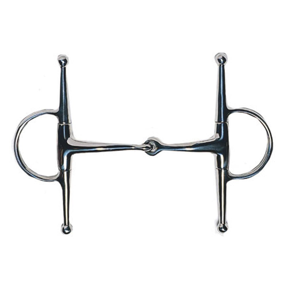 JP Korsteel Stainless Steel Jointed Full Cheek Snaffle
